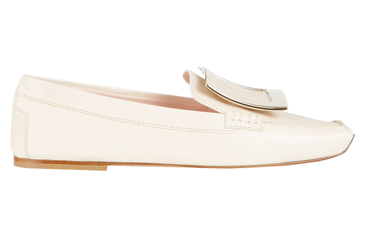 Order (W) Roger Vivier Viv' 驾车鞋 '米色扣' RVW61030770BSSC019