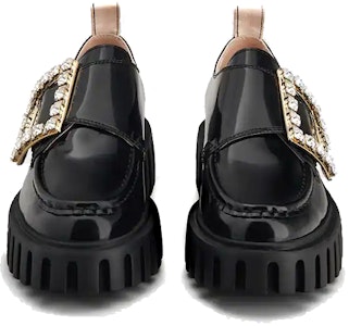 (W) 로저비비에 비브 고-シック 로퍼 '블랙 에나멜 버클' RVW64632390MRKB999 Shop (W) 로저비비에 비브 고-シック 로퍼 '블랙 에나멜 버클' RVW64632390MRKB999