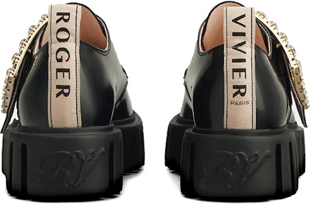 (W) 로저비비에 비브 고-シック 로퍼 '블랙 에나멜 버클' RVW64632390MRKB999 Purchase (W) 로저비비에 비브 고-シック 로퍼 '블랙 에나멜 버클' RVW64632390MRKB999