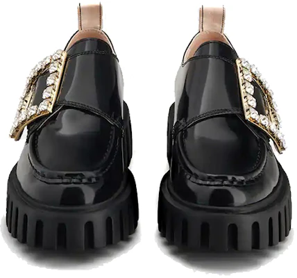 (W) Roger Vivier Viv' Go-Thick Loafers 'Negro Charol Hebilla' RVW64632390MRKB999 Purchase (W) Roger Vivier Viv' Go-Thick Loafers 'Negro Charol Hebilla' RVW64632390MRKB999