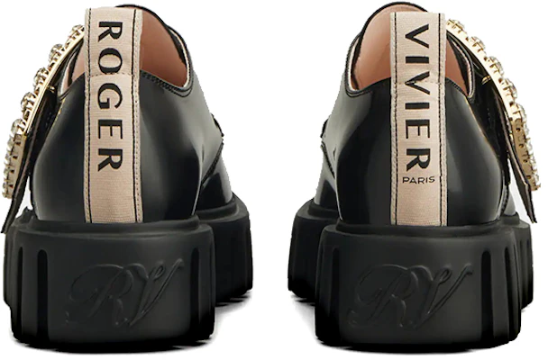 (W) Roger Vivier Viv' Go-Thick Loafers 'Negro Charol Hebilla' RVW64632390MRKB999 Details for (W) Roger Vivier Viv' Go-Thick Loafers 'Negro Charol Hebilla' RVW64632390MRKB999