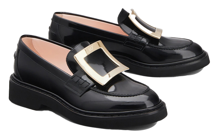 Lookbook (W) Roger Vivier Viv' Rangers 'Loafers con Hebilla Negra' RVW54825190MRKB999