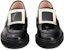 (W) Roger Vivier Viv' Rangers 'Loafers Hitam Buckle' RVW54825190MRKB999