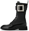 Buy (W) Roger Vivier Viv' Rangers 'Black Crystal Buckle Mid-Top' Hitam Kristal Tengah. RVW54832040R9ZB999
