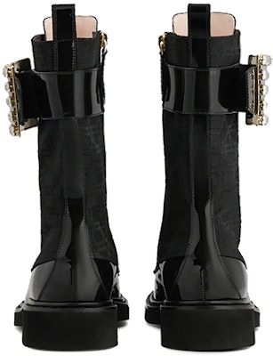 (Women) Roger Vivier Viv' Rangers 'Black Crystal Buckle Mid-Top' RVW54832040R9ZB999 Purchase (Women) Roger Vivier Viv' Rangers 'Black Crystal Buckle Mid-Top' RVW54832040R9ZB999