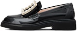 Buy (W) Roger Vivier Viv' Rangers 'Loafers Gesper Hitam' RVW54825880D1PB999