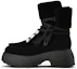 Buy (W) Roger Vivier Viv'' Rangers ''Buckle Velvet Leren Platformlaarzen Zwart'' RVW64232100QOTB999