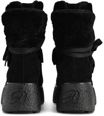 (W) Roger Vivier Viv'' Rangers ''Buckle Velvet Leren Platformlaarzen Zwart'' RVW64232100QOTB999 Shop (W) Roger Vivier Viv'' Rangers ''Buckle Velvet Leren Platformlaarzen Zwart'' RVW64232100QOTB999