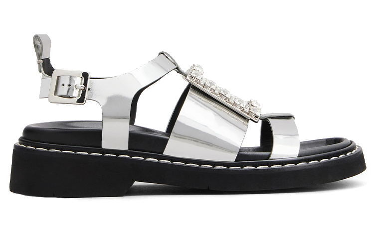 (W) Roger Vivier Viv' Rangers 'Silver Buckle Leather' 圖 2