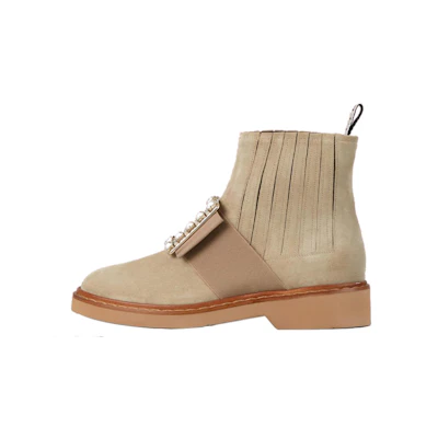 (W) Roger Vivier Viv' Rangers 'Wheat Chelsea'