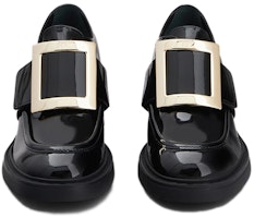 (W) Roger Vivier Viv' Rangers Hitam 'Loafer High Heel Gesper Metal Fashion' RVW59829340D1PB999 Lookbook (W) Roger Vivier Viv' Rangers Hitam 'Loafer High Heel Gesper Metal Fashion' RVW59829340D1PB999