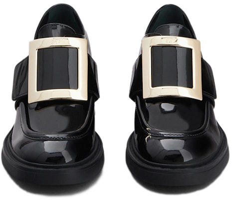 (Women) Roger Vivier Viv' Rangers Black 'Metal Buckle Fashion Loafer High Heel' RVW59829340D1PB999 Lookbook (Women) Roger Vivier Viv' Rangers Black 'Metal Buckle Fashion Loafer High Heel' RVW59829340D1PB999