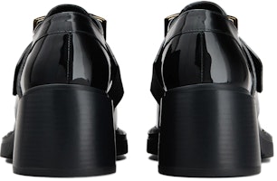 (W) Roger Vivier Viv' Rangers Hitam 'Loafer High Heel Gesper Metal Fashion' RVW59829340D1PB999 Purchase (W) Roger Vivier Viv' Rangers Hitam 'Loafer High Heel Gesper Metal Fashion' RVW59829340D1PB999