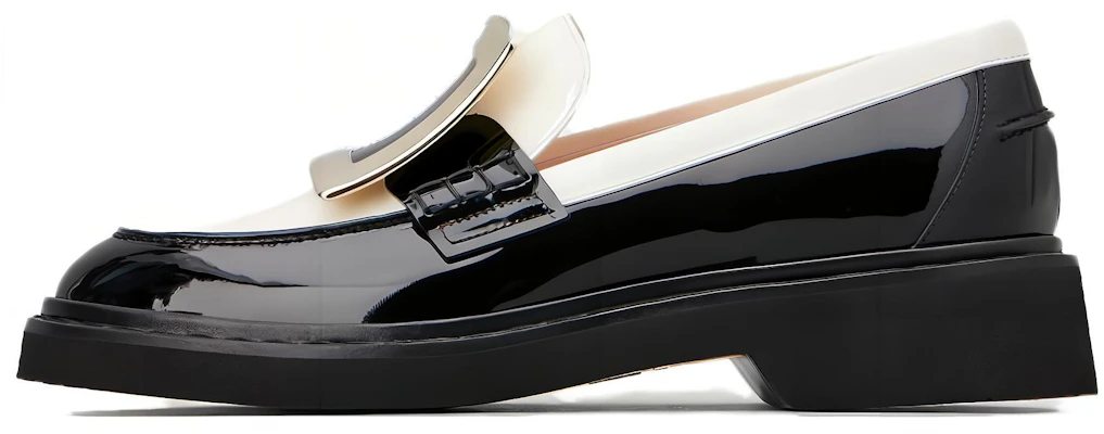 (W) Mocassins Roger Vivier Viv'' Rangers Noir et Blanc RVW54825190D1P0G45 Buy (W) Mocassins Roger Vivier Viv'' Rangers Noir et Blanc RVW54825190D1P0G45