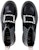 (W) Roger Vivier Viv' Rangers Boots 'Crystal Buckle Embroidered Black Leather Chelsea' RVW54830210MRKB999