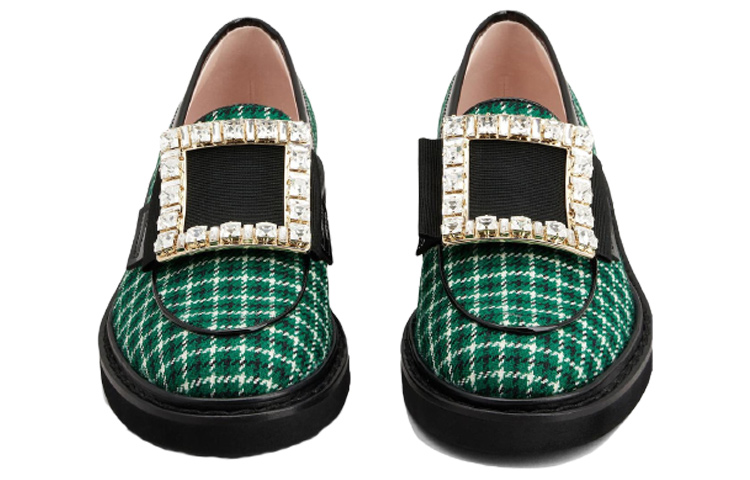 (W) Roger Vivier Viv' Rangers Loafer 'Black Green' 圖 4