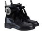Lookbook (W) Roger Vivier Viv' Rangers Strass 'Sepatu Bot Kulit Hitam Gesper' RVW49922980421B999