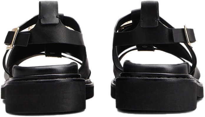 (Women) Roger Vivier Viv' Rangers Strass Buckle Leather Sandals 'Black' RVW64031470D90B999 Shop (Women) Roger Vivier Viv' Rangers Strass Buckle Leather Sandals 'Black' RVW64031470D90B999
