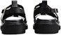 (W) Roger Vivier Viv' Rangers Strass Buckle Sandal Kulit 'Hitam' RVW64031470D90B999