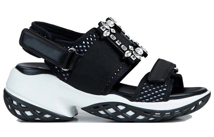 (W) Roger Vivier Viv' Run 'Black Buckle Magic Tape' 圖 2