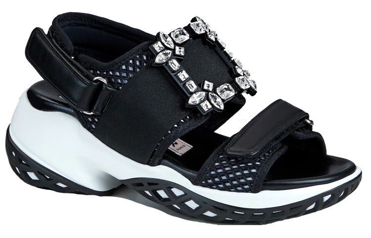 (W) Roger Vivier Viv' Run 'Black Buckle Magic Tape' 圖 3