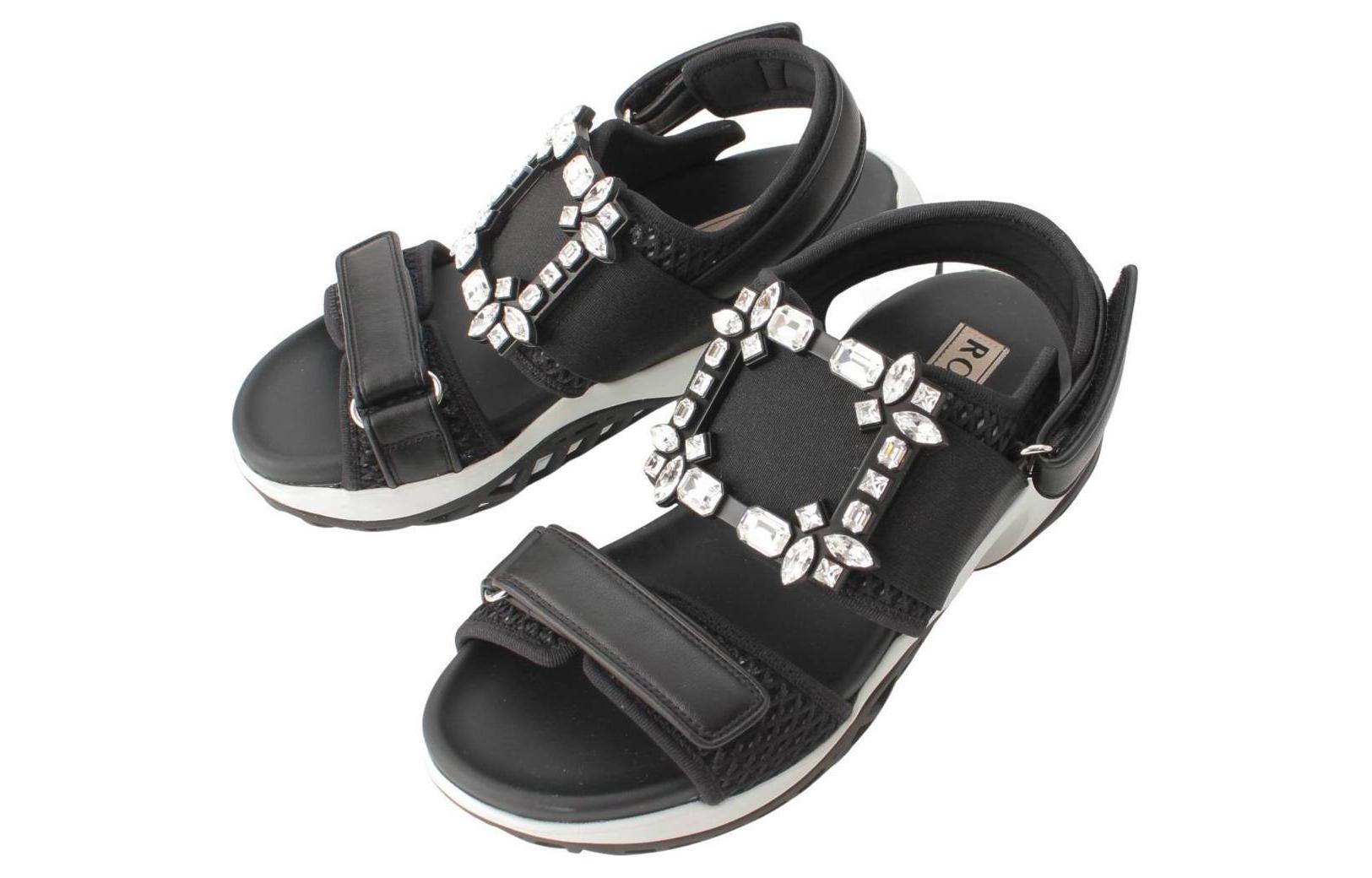 (W) Roger Vivier Viv' Run 'Black Buckle Magic Tape' 圖 4