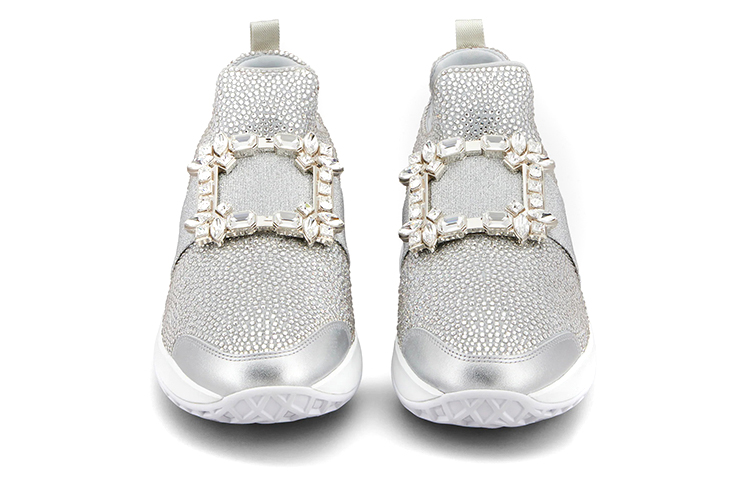 (W) Roger Vivier Viv' Run 'Bling Strass Buckle Silver' 圖 3