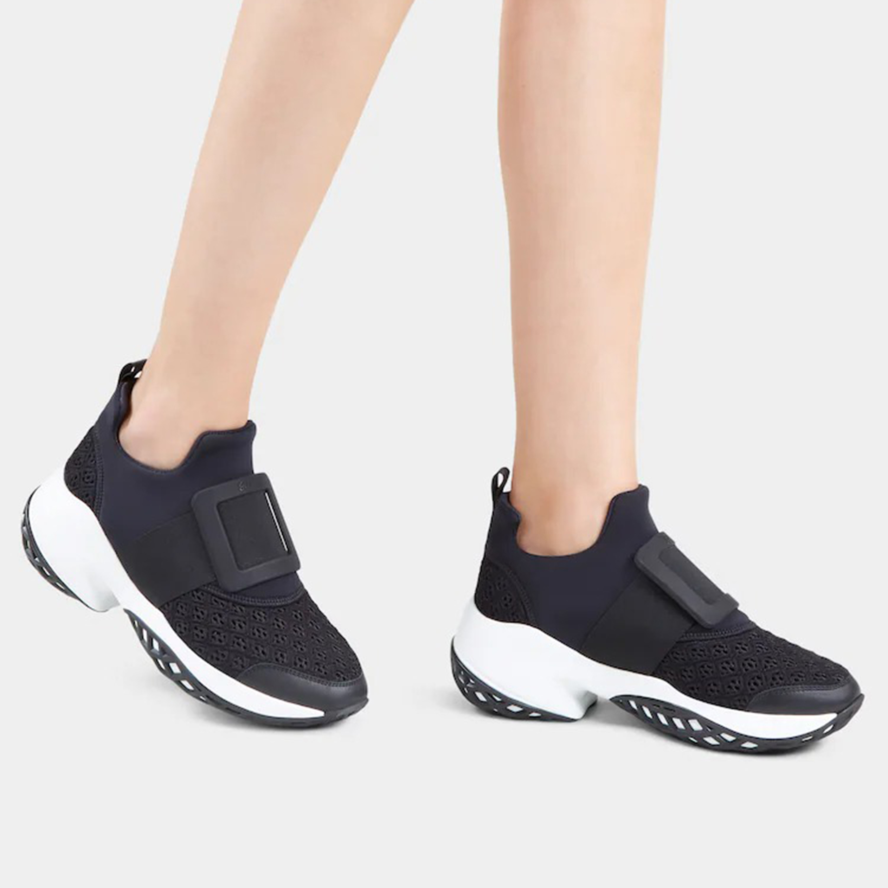 Details for 罗杰·维维亚 時尚 厚底鞋 女款 黑色