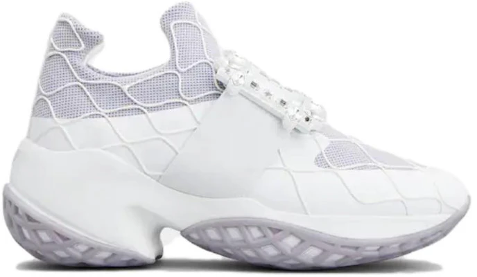 (W) Roger Vivier Viv' Run 布料 白紫 水晶扣運動鞋 RVW50636780T6O0FRE Order (W) Roger Vivier Viv' Run 布料 白紫 水晶扣運動鞋 RVW50636780T6O0FRE