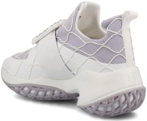 (W) Roger Vivier Viv' Run 布料 白紫 水晶扣運動鞋 RVW50636780T6O0FRE Shop (W) Roger Vivier Viv' Run 布料 白紫 水晶扣運動鞋 RVW50636780T6O0FRE