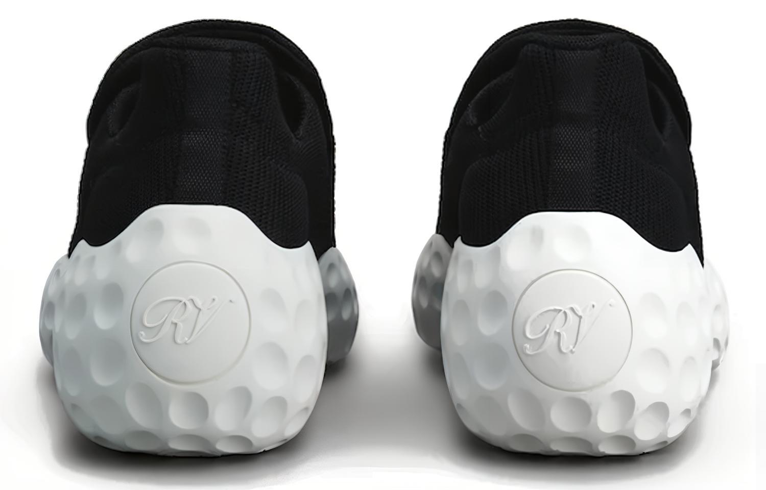 Purchase (W) Roger Vivier Viv' Run 'Black Moonlight' Sepatu Hitam Terang RVW63731340QPS9999