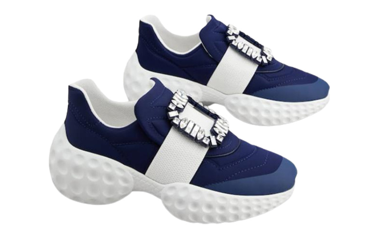 Lookbook (W) 로저비비에 Viv' Run 로우탑 블루 레이스업 (58 characters) RVW63731340SIQ496F