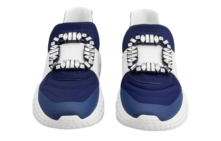 Shop (W) 로저비비에 Viv' Run 로우탑 블루 레이스업 (58 characters) RVW63731340SIQ496F