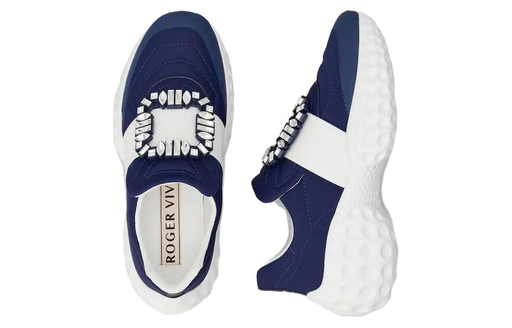 Details for (W) 로저비비에 Viv' Run 로우탑 블루 레이스업 (58 characters) RVW63731340SIQ496F