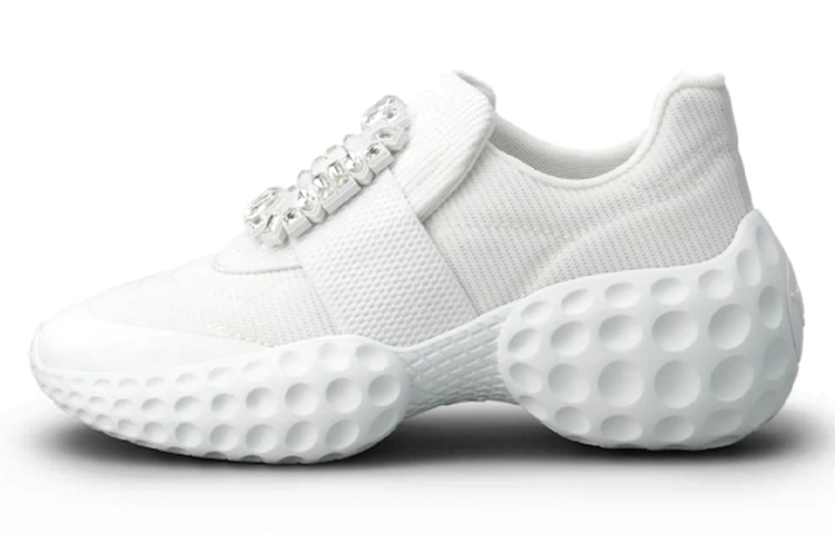 Order (W) Roger Vivier Viv' Run 'Moonlight Diamante' Zapatillas Mujer Elegantes RVW63731340QPSB001