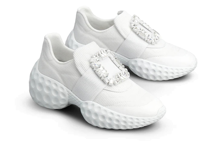 Lookbook (W) Roger Vivier Viv' Run 'Moonlight Diamante' Zapatillas Mujer Elegantes RVW63731340QPSB001