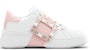 (W) Roger Vivier Viv' Skate Strass 'Putih Merah Jambu' RVW54229110LXQ0330