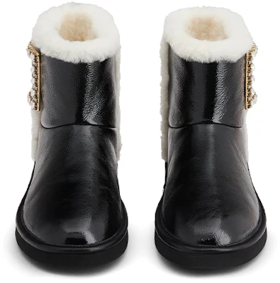 (Women) Roger Vivier Viv' Snow 'Strass Buckle Black' RVW60529790OZP08CE Lookbook (Women) Roger Vivier Viv' Snow 'Strass Buckle Black' RVW60529790OZP08CE