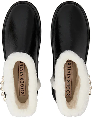 (Women) Roger Vivier Viv' Snow 'Strass Buckle Black' RVW60529790OZP08CE Shop (Women) Roger Vivier Viv' Snow 'Strass Buckle Black' RVW60529790OZP08CE