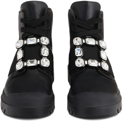 (Women) Roger Vivier Walky Viv 'Black Crystal Buckle Ankle Boot' RVW62831170QK7B999 Lookbook (Women) Roger Vivier Walky Viv 'Black Crystal Buckle Ankle Boot' RVW62831170QK7B999