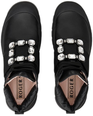 (Women) Roger Vivier Walky Viv 'Black Crystal Buckle Ankle Boot' RVW62831170QK7B999 Shop (Women) Roger Vivier Walky Viv 'Black Crystal Buckle Ankle Boot' RVW62831170QK7B999