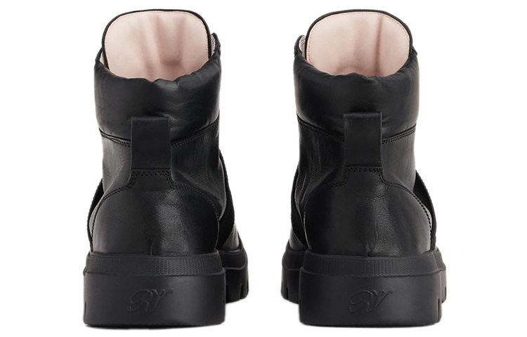 Purchase (W) Botas Cortas Negras Roger Vivier Walky Viv con Hebilla de Cristal RVW62831170QK7B999
