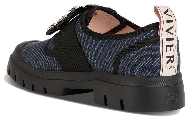 (W) Roger Vivier Walky Viv 'Strass Buckle Denim Blue' 圖 4