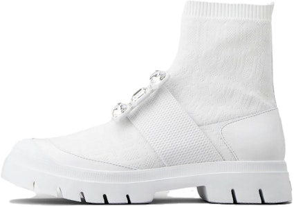 (W) Roger Vivier Walky Viv 'Booties Slip-On Kenyamanan Putih dengan Toe Bulat' RVW62833950ERIB001 Buy (W) Roger Vivier Walky Viv 'Booties Slip-On Kenyamanan Putih dengan Toe Bulat' RVW62833950ERIB001