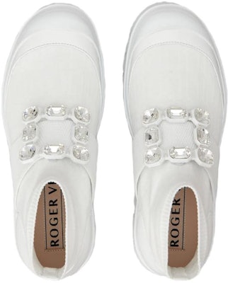(W) Roger Vivier Walky Viv 'Botines Blancos Slip-On de Punta Redonda y Confort' RVW62833950ERIB001 Lookbook (W) Roger Vivier Walky Viv 'Botines Blancos Slip-On de Punta Redonda y Confort' RVW62833950ERIB001
