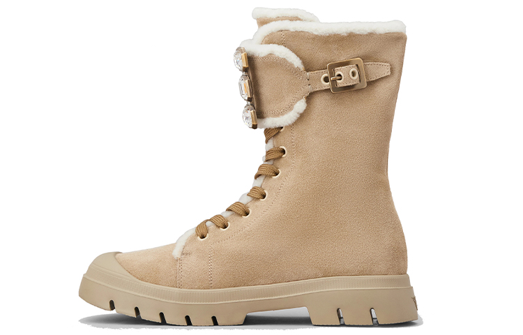 (W) Roger Vivier WalkyViv 'Brown Buckle'