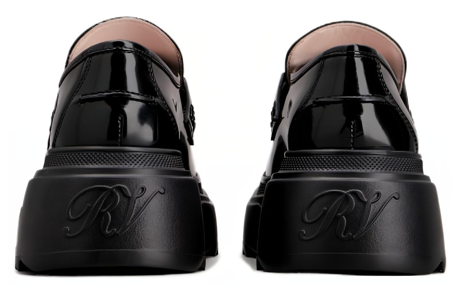 (W) Roger Vivier Wallaviv 'Patent Leather Diamond Buckle Loafer Black' 圖 5