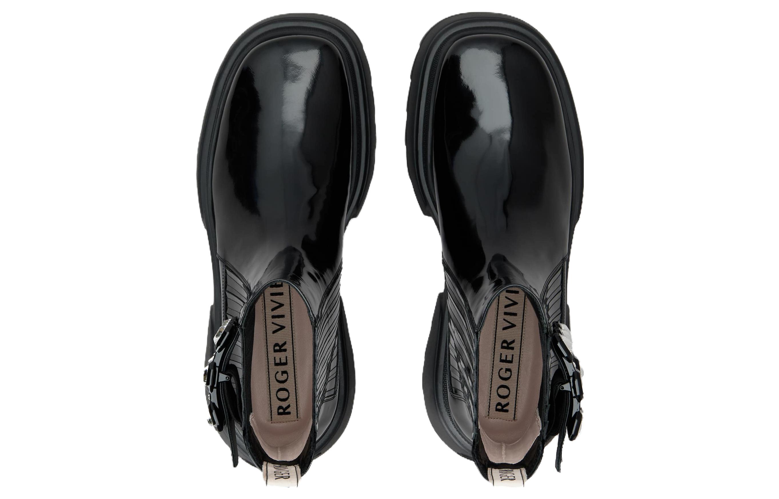 Order (W) Roger Vivier Sepatu Chelsea Wallaviv 'Hitam' RVW710358001UJB999