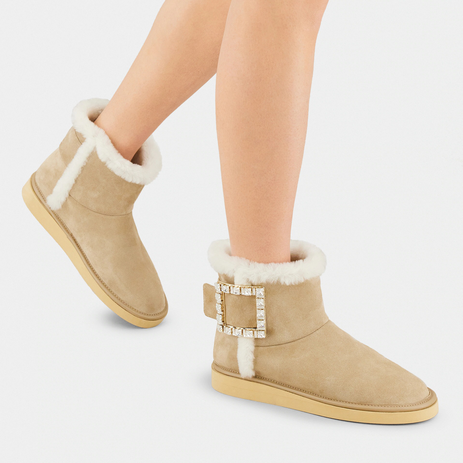 (W) Roger Vivier Winter Viv 'Brown Buckle Suede' 圖 7