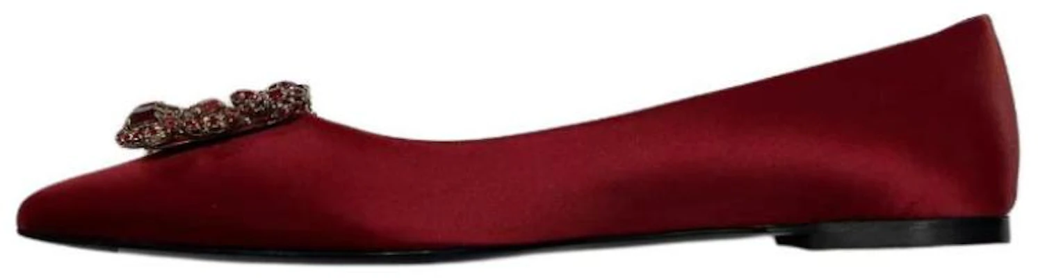 (Women) Roger Vivier Women’s Red LFower Strass Pointed Toe Slip-On Casual Shoes RVW31317620RS0R602 Buy (Women) Roger Vivier Women’s Red LFower Strass Pointed Toe Slip-On Casual Shoes RVW31317620RS0R602